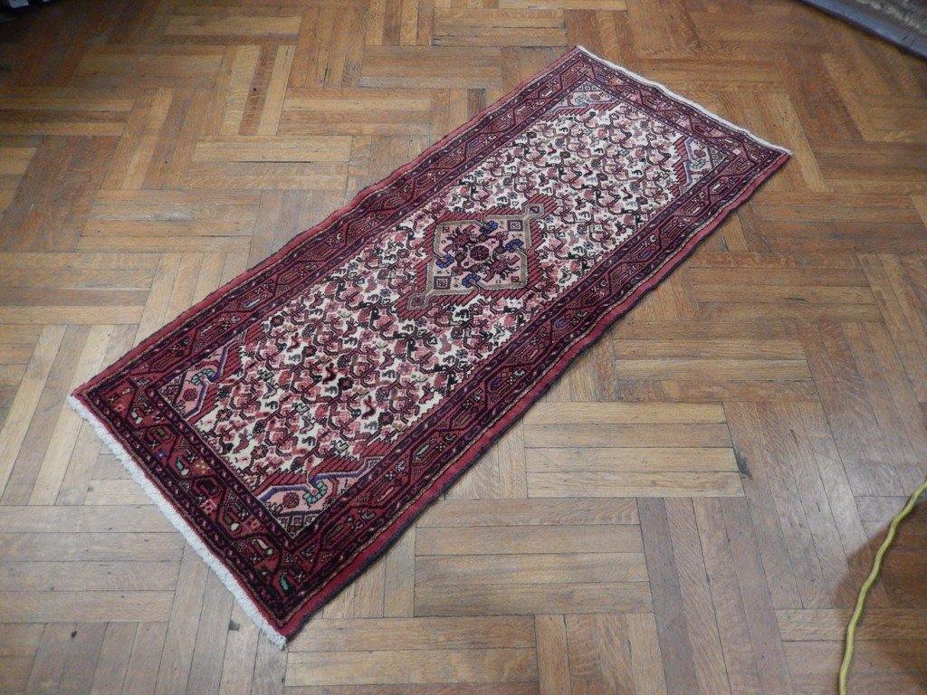 3x6 Authentic Hand Knotted Tribal Hamadan Runner - Iran - bestrugplace