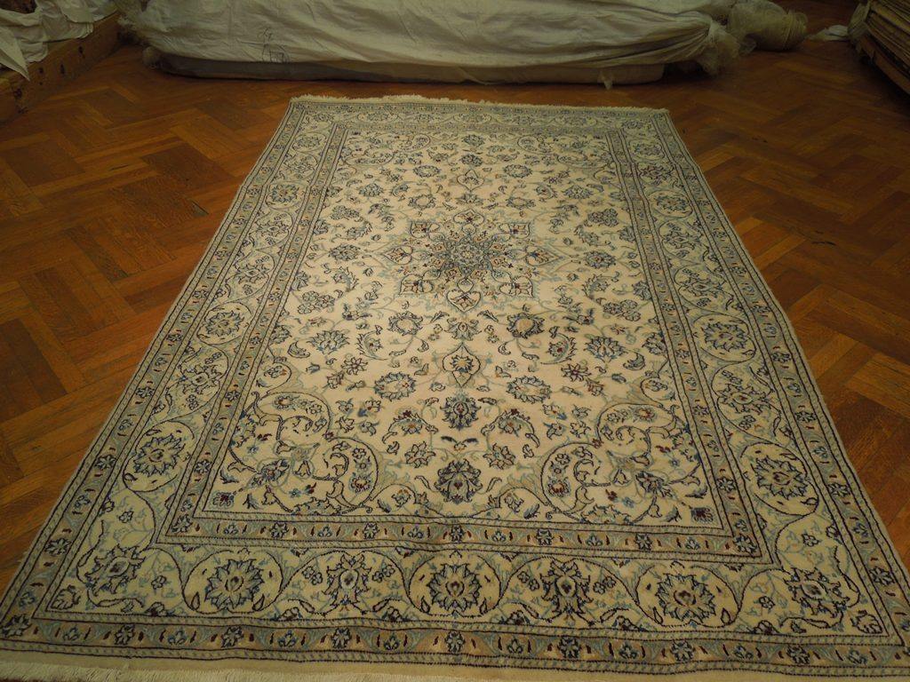 6x10 Authentic Handmade Fine Quality Wool & Silk Persian Nain Rug - Iran - bestrugplace