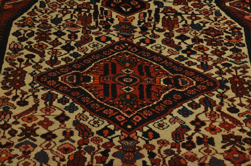 4' x 9' Beige Semi-Antique-Persian-Hamadan-Rug.jpg