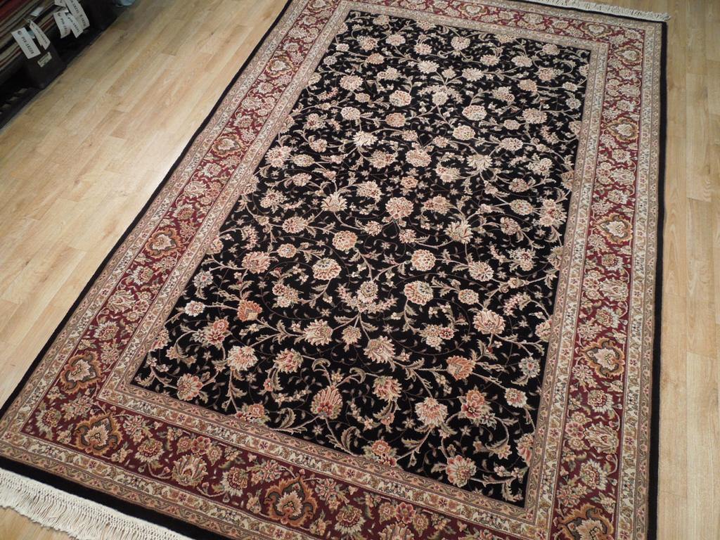 Dazzling 9x6 Authentic Handmade Wool & Silk Fine Quality Rug - China - bestrugplace