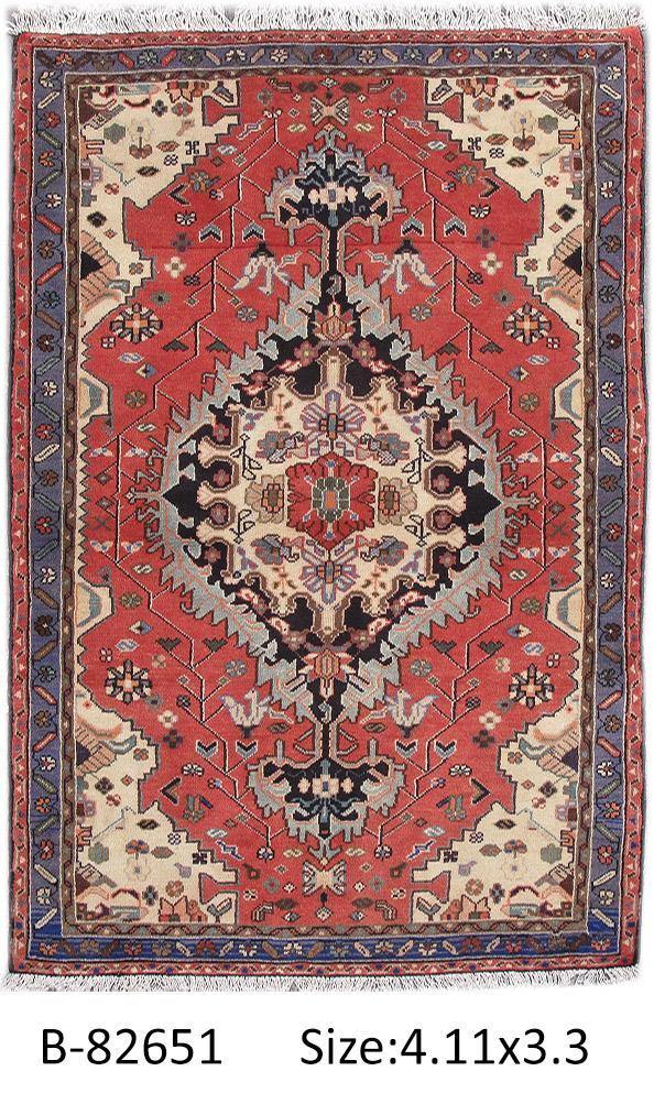 Luxurious 3x5 Authentic Hand-knotted Persian Hamadan Rug - Iran - bestrugplace