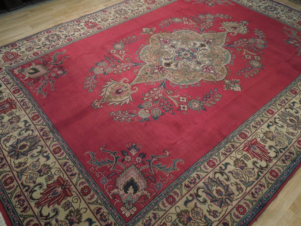 8' x 11' EASTATE RUG Semi Antique Persian Kerman DZ Tabriz  18164