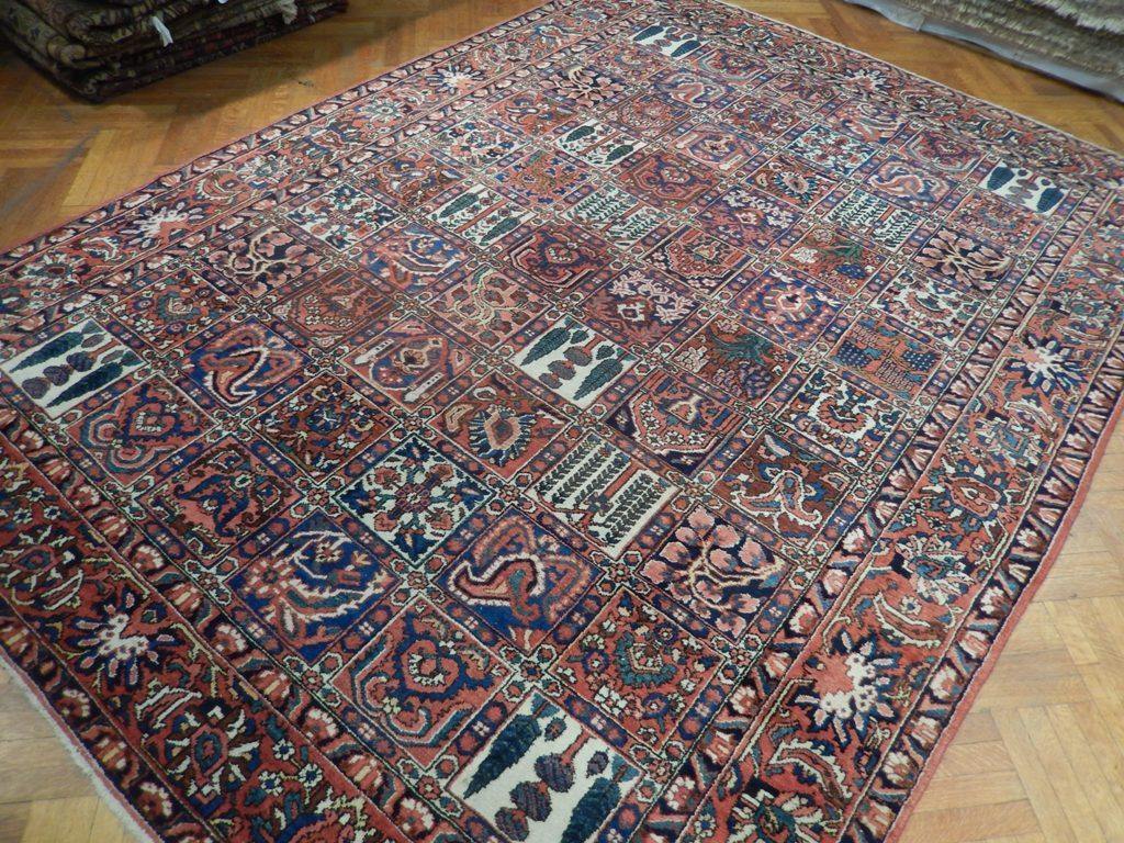 9x12 Authentic Handmade Persian Bakhtiari Rug - Iran - bestrugplace