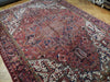 Load image into Gallery viewer, Red 9' x 12' Semi-Antique Persian Heriz Rug Iran - bestrugplace