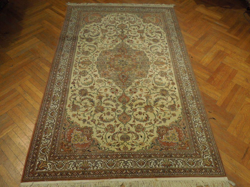 6x9 Semi-Antique Persian Tabriz Rug - Iran 23698 - bestrugplace