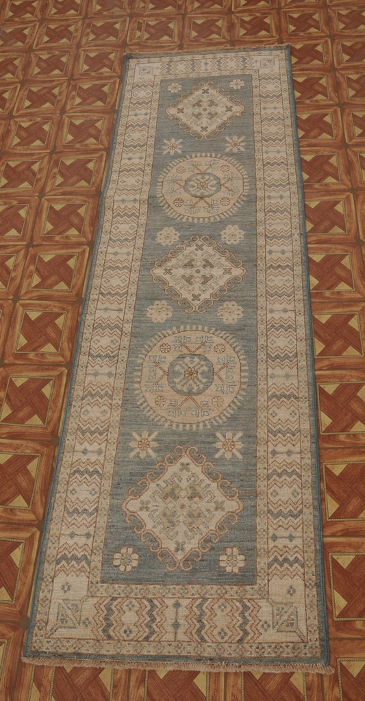 3' x 8' Olive Green Chobi Peshawar Rug 25193