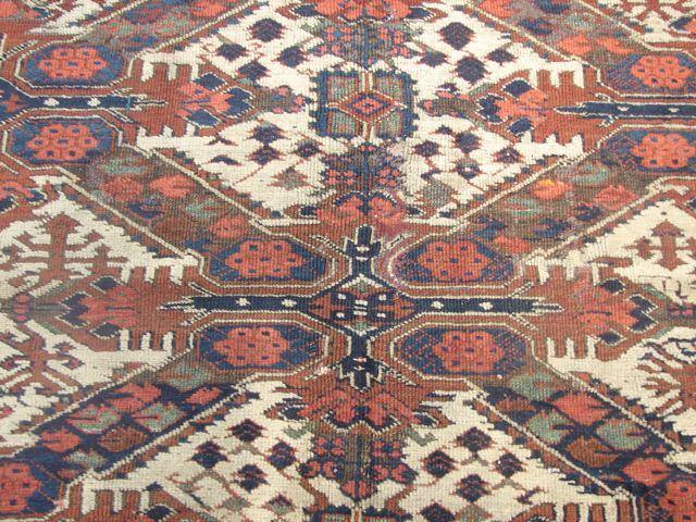 5x12 Authentic Handmade Old Persian Shirvan Rug-Iran - bestrugplace