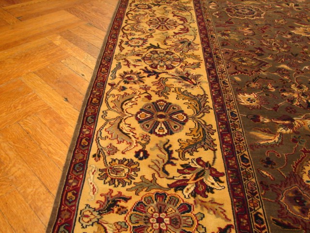 8.2 x 10.4 OLIVE Brown Quality Jaipour Rug 5319