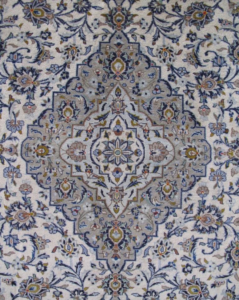 8x12 Authentic Hand-knotted Persian Signed Kashan Rug - Iran - bestrugplace