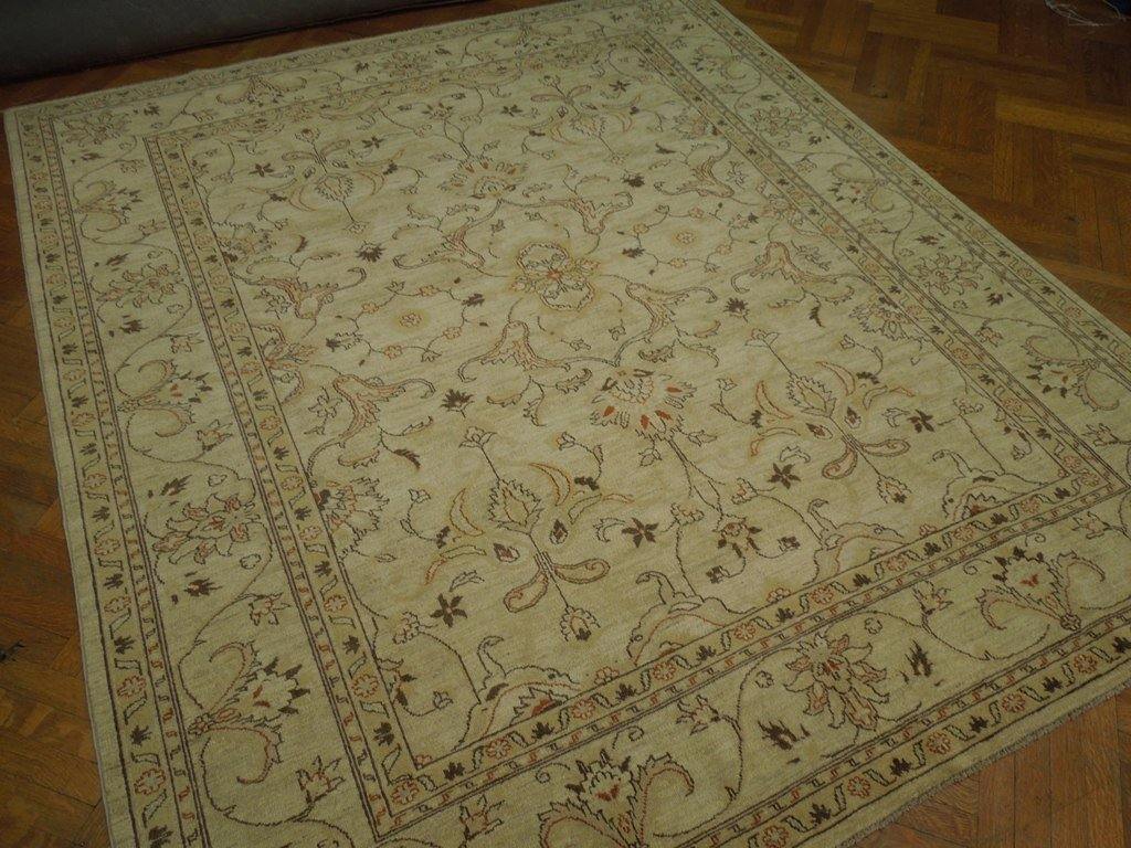 Radiant 8x9 Authentic Handmade Chobi Peshawar Rug - Pakistan - bestrugplace