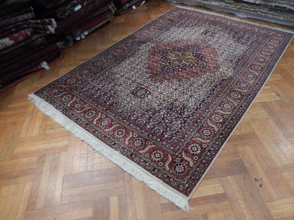 7x10 Authentic Hand Knotted Semi-Antique Persian Tabriz Rug - Iran - bestrugplace