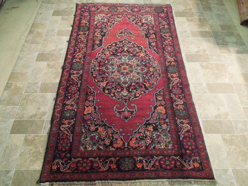 Radiant 5x9 Authentic Hand Knotted Semi-Antique Russian Kazak Runner - Caucasian Region - bestrugplace