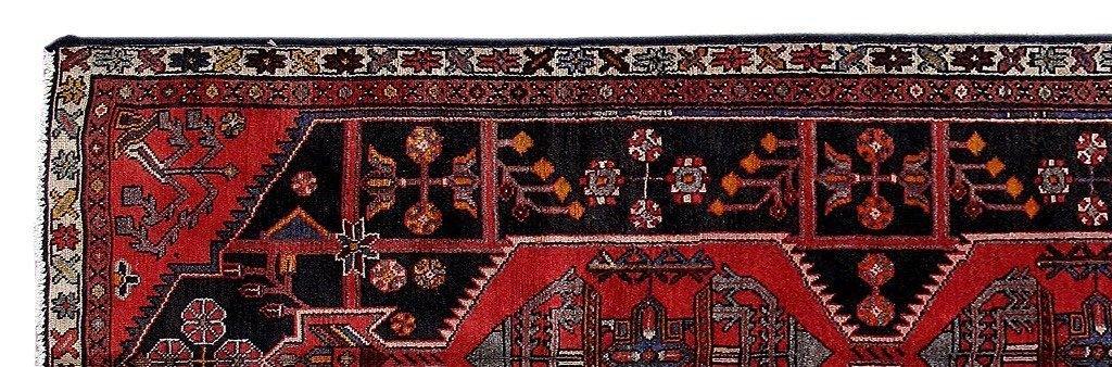 3x10 Authentic Hand Knotted Persian Hamadan Rug - Iran - bestrugplace