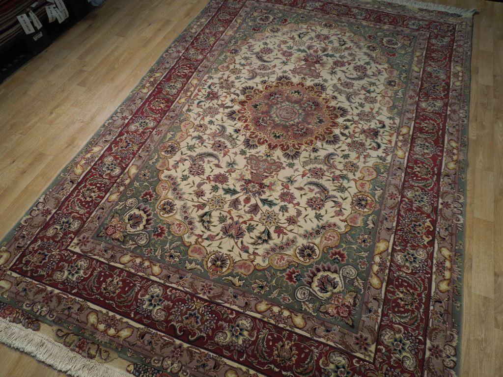 Dazzling 6x10 Authentic Handmade Wool & Silk Fine Quality Rug - China - bestrugplace