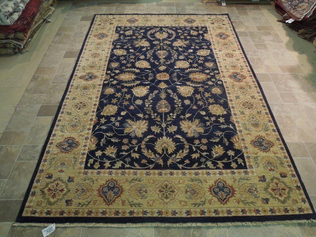 6x10 Vegetable Dyed Chobi Rug - India - bestrugplace
