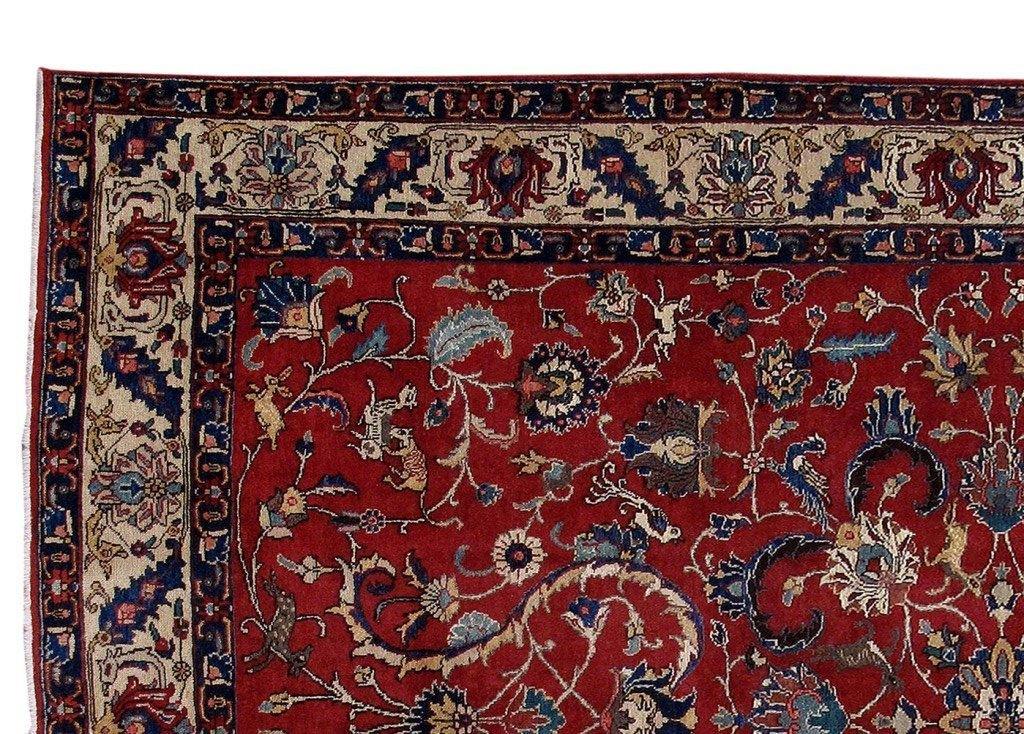 7x11 Authentic Hand Knotted Persian Tabriz Khoy Rug - Iran - bestrugplace