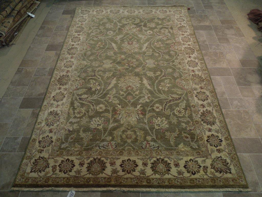 6x9 Vegetable Dyed Chobi Rug - India - bestrugplace