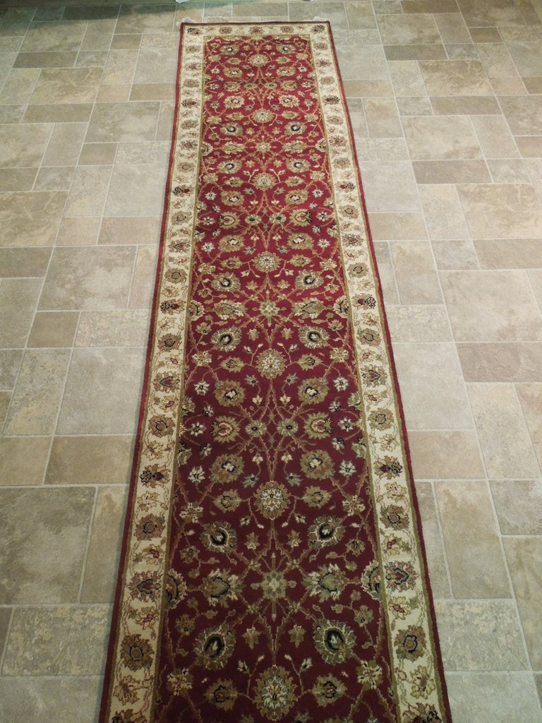 2' x 24' Red Vegetable Dyed Chobi Runner Rug 73723