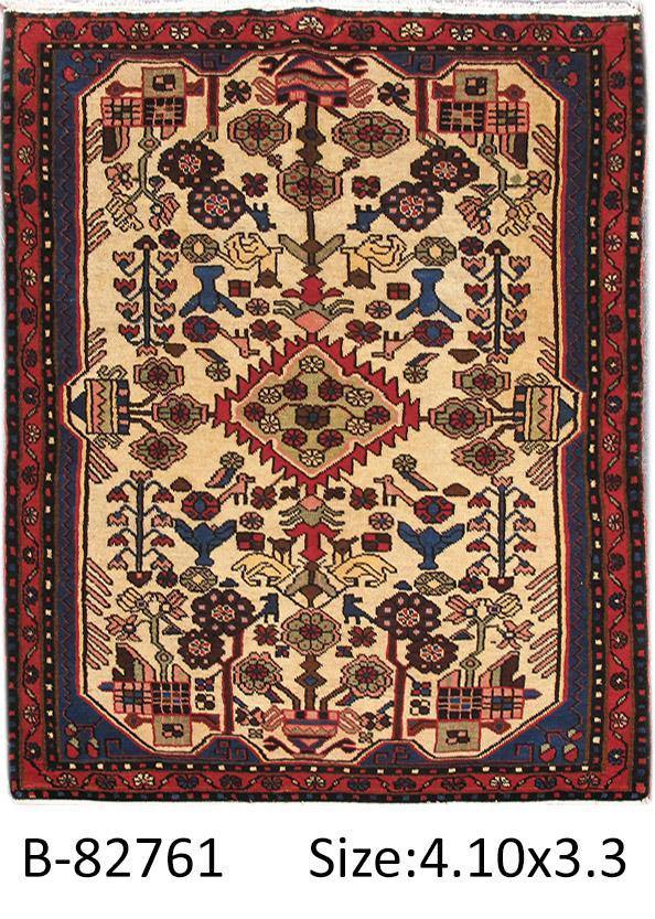 Luxurious 3x5 Authentic Hand-knotted Persian Hamadan Rug - Iran - bestrugplace