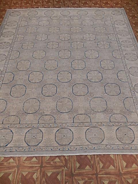 Radiant 8x9 Authentic Hand Knotted Vegetable Dyed Fine Chobi Peshawar Rug - Pakistan - bestrugplace