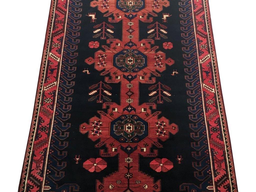 5x10 Authentic Hand-knotted Persian Hamadan Rug - Iran - bestrugplace