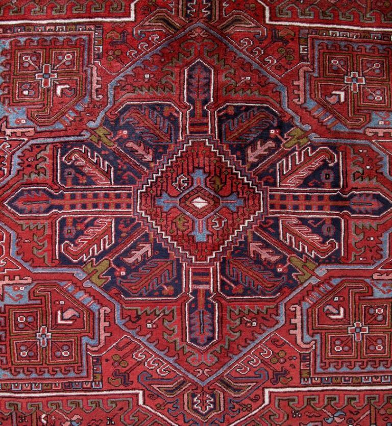 10x12 Authentic Hand-knotted Persian Heriz Rug - Iran - bestrugplace
