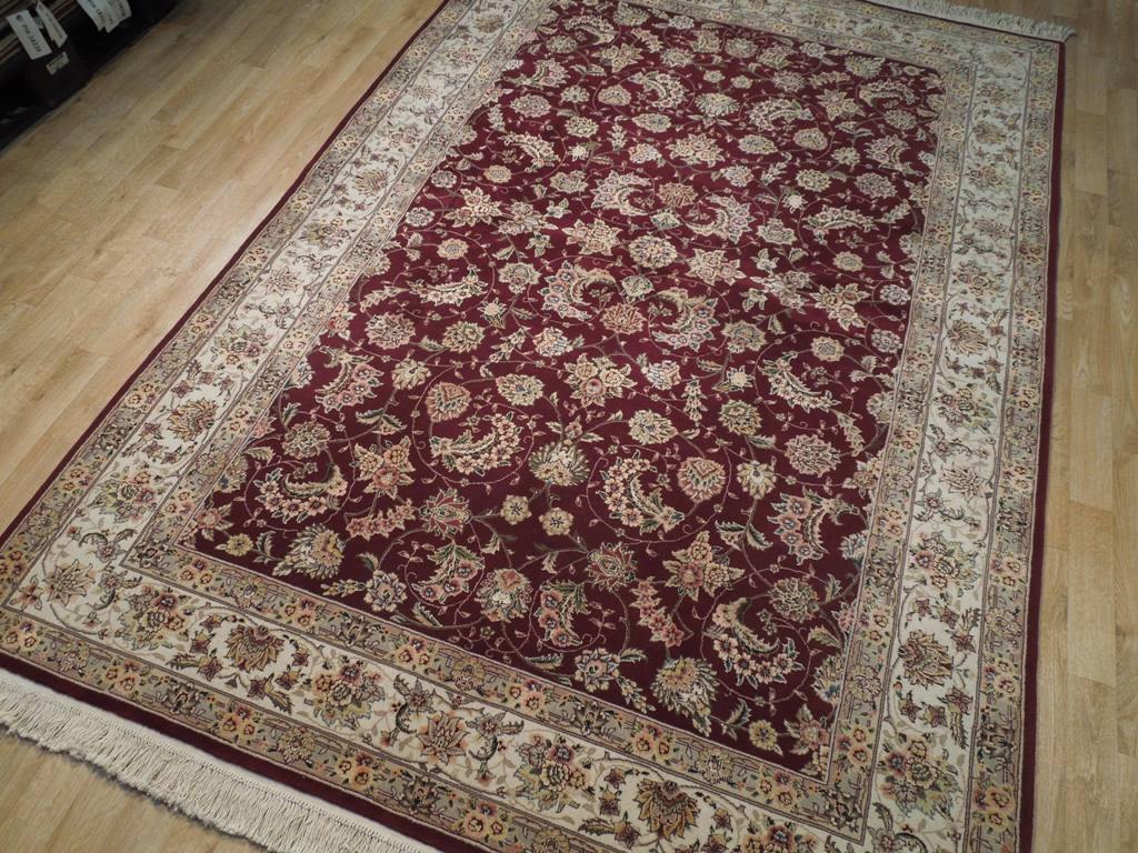 Dazzling 6x9 Authentic Handmade Wool & Silk Fine Quality Rug - China - bestrugplace