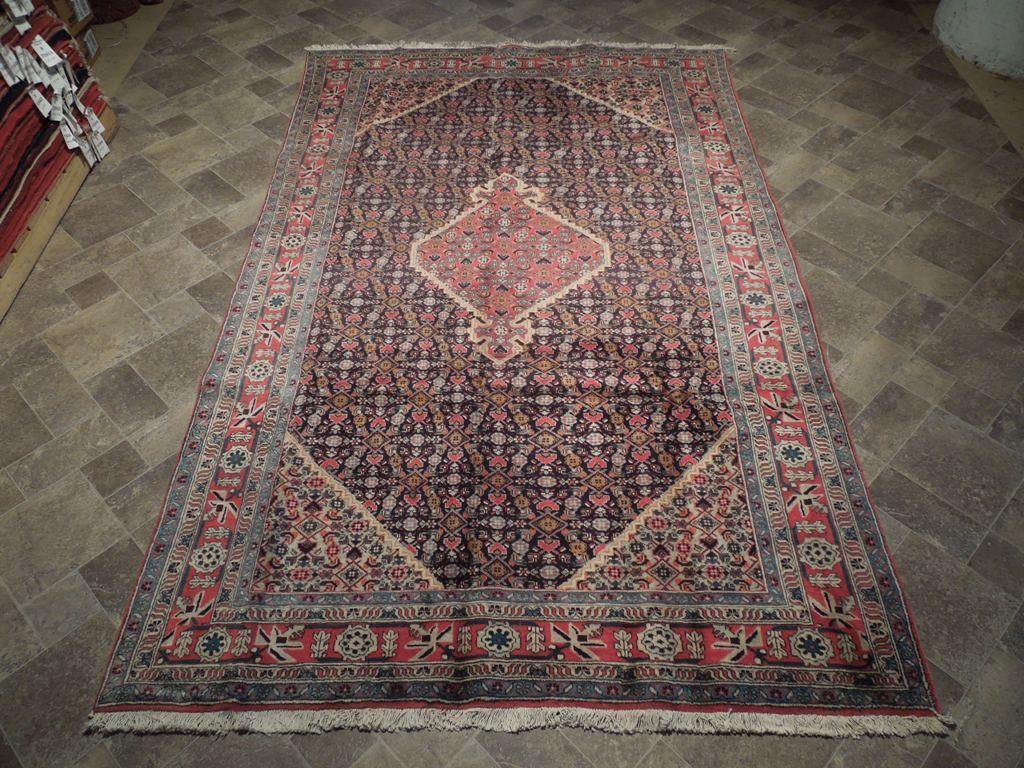 7x10 Authentic Hand Knotted Semi-Antique Persian Koliai Rug - Iran - bestrugplace