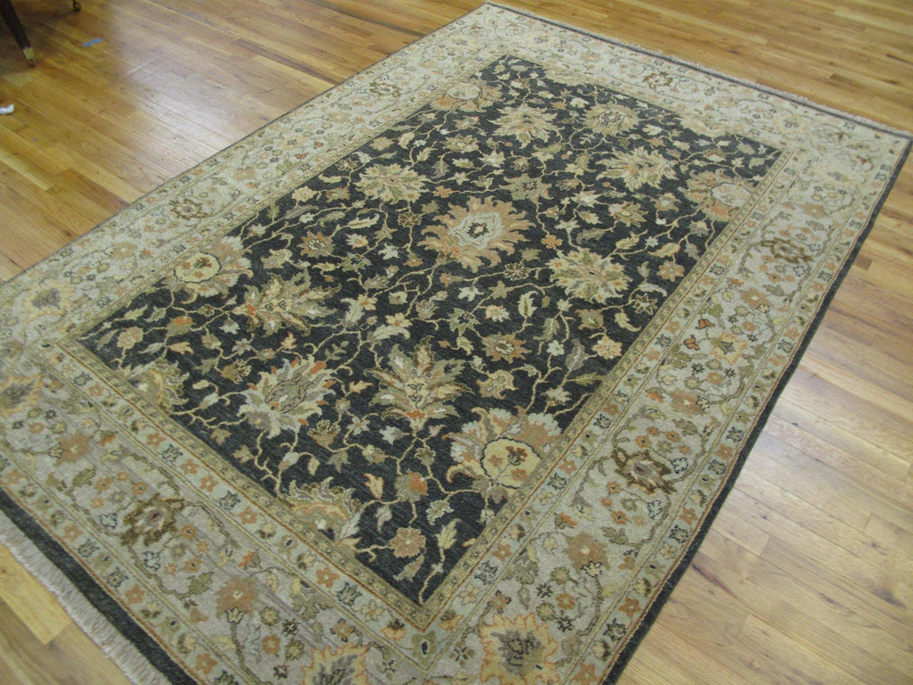 Fascinating 6x8 Authentic Hand-Knotted Vegetable Dyed Chobi Rug - India - bestrugplace