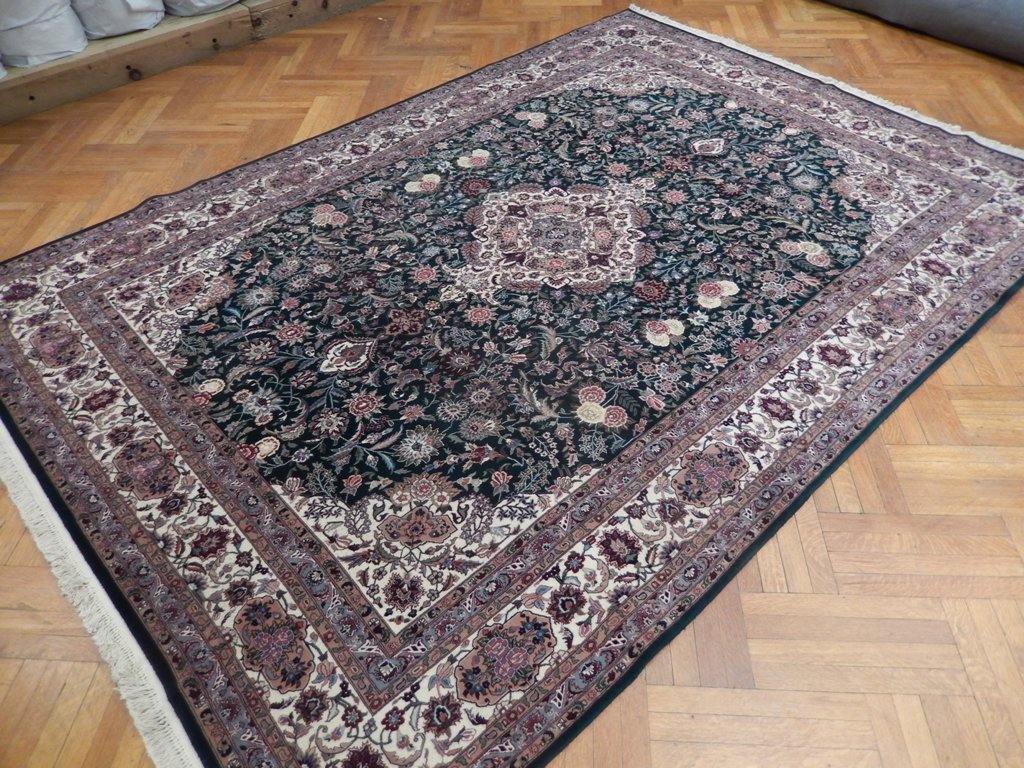 8x12 Wool & Silk Sino Tabriz Rug - China - bestrugplace