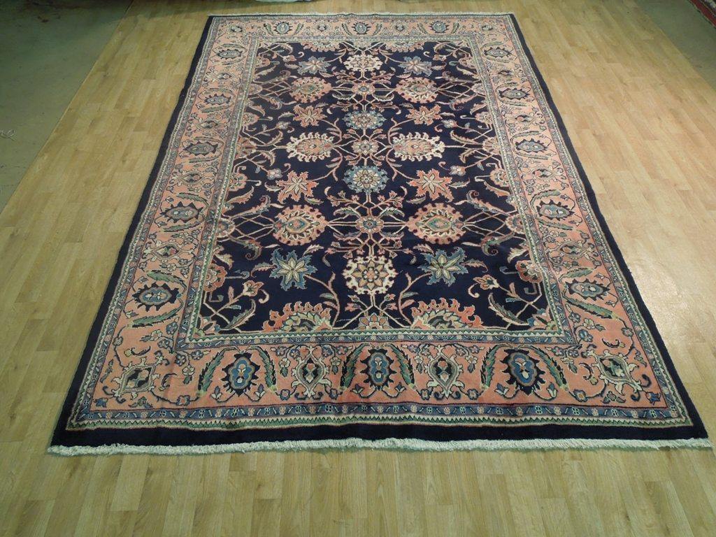 7x11 Authentic Hand Knotted Fine Persian Tabriz Rug - Iran - bestrugplace