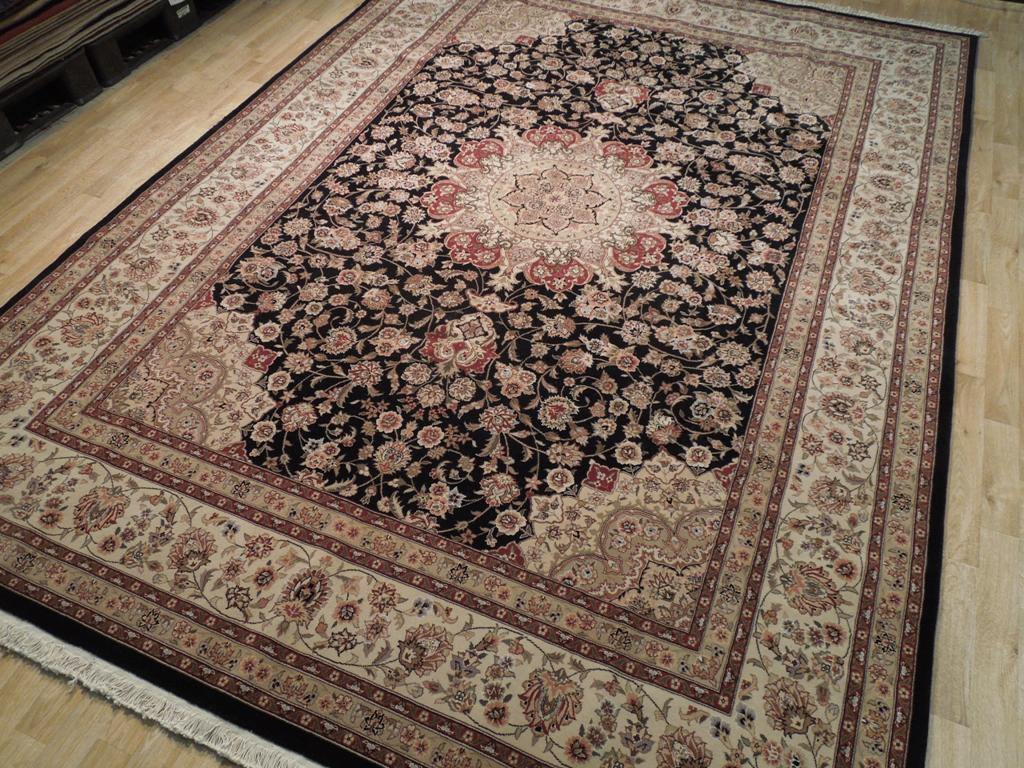 Dazzling 9x12 Authentic Handmade Wool & Silk Fine Quality Rug - China - bestrugplace