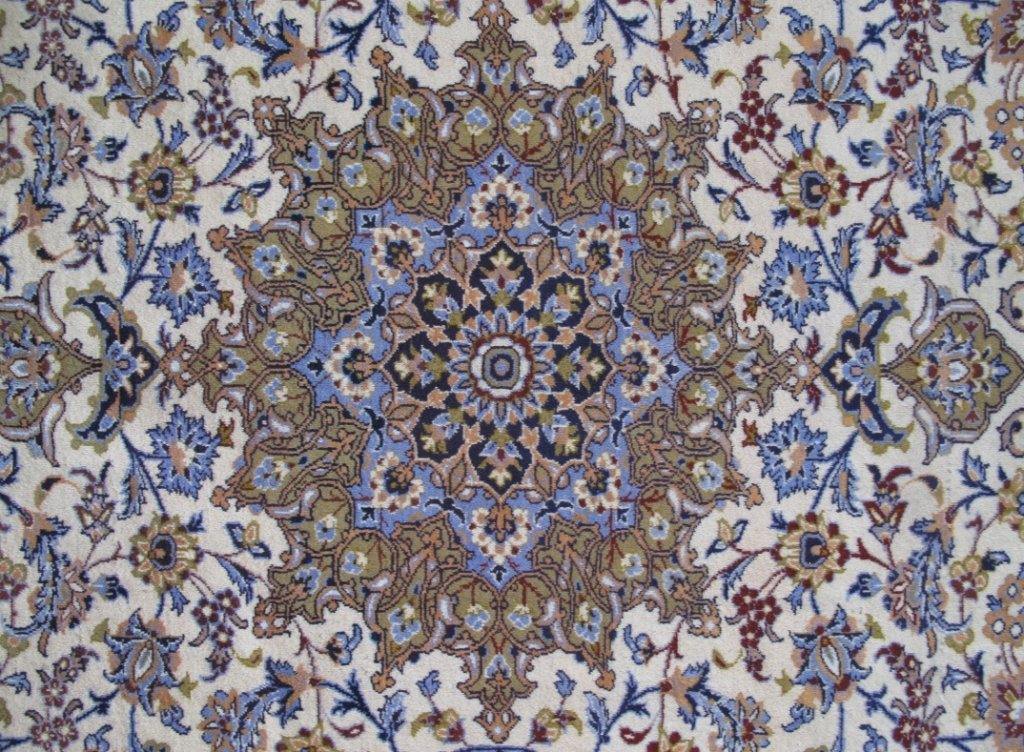 9x13 Authentic Hand-knotted Persian Signed Kashan Rug - Iran - bestrugplace