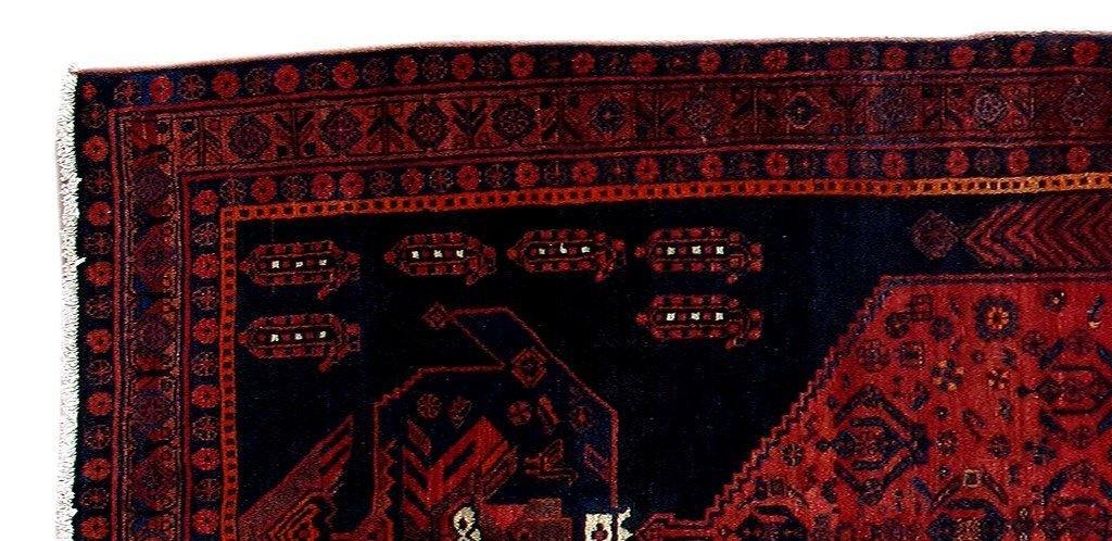 5x9 Authentic Hand Knotted Persian Hamadan Rug - Iran - bestrugplace