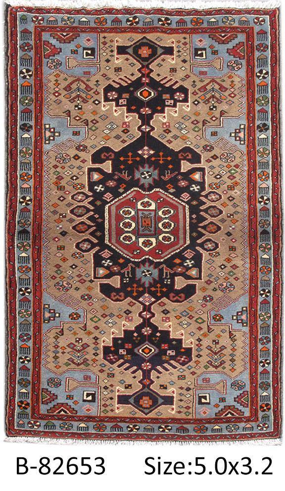 Luxurious 3x5 Authentic Hand-knotted Persian Hamadan Rug - Iran - bestrugplace