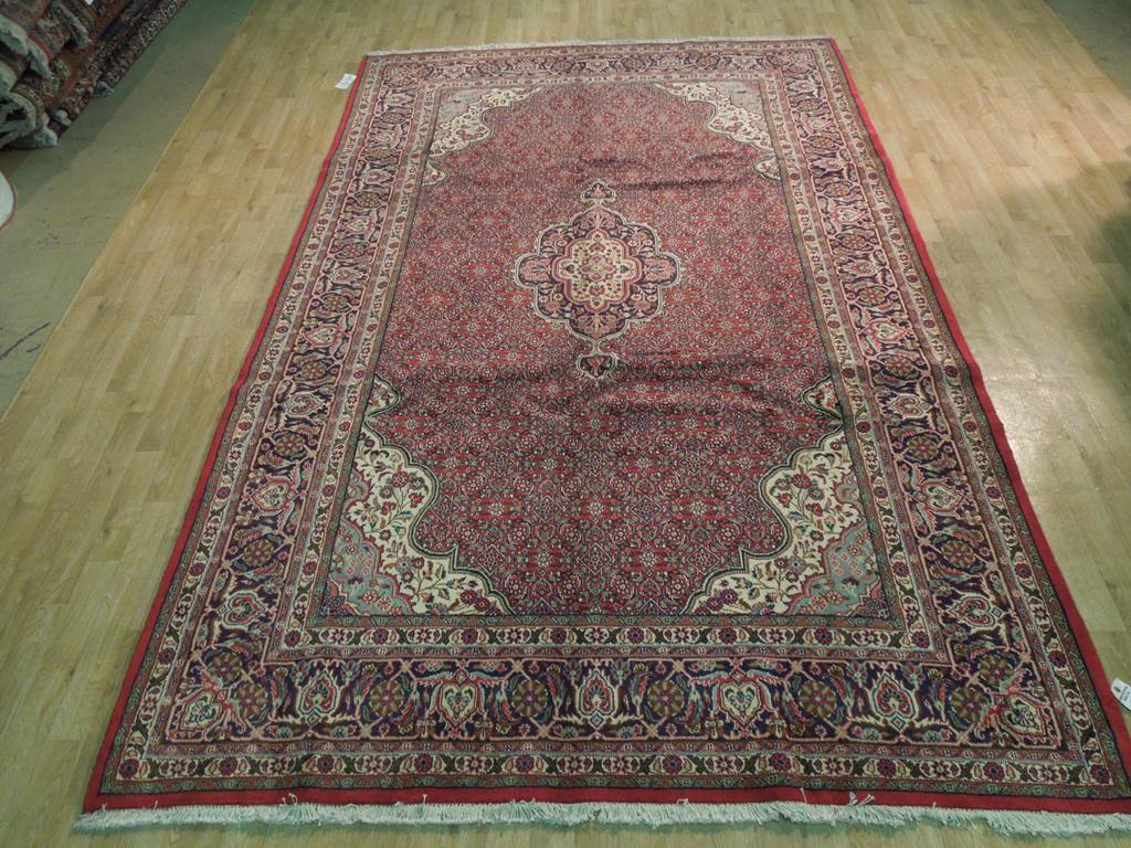 7x10 Authentic Hand Knotted Fine Persian Bijar Rug - Iran - bestrugplace