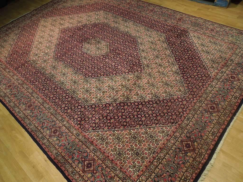 8x12 Authentic Hand Knotted Fine Quality Persian Moud Rug - Iran - bestrugplace