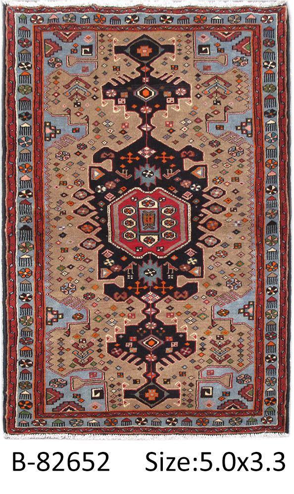 Luxurious 3x5 Authentic Hand-knotted Persian Hamadan Rug - Iran - bestrugplace