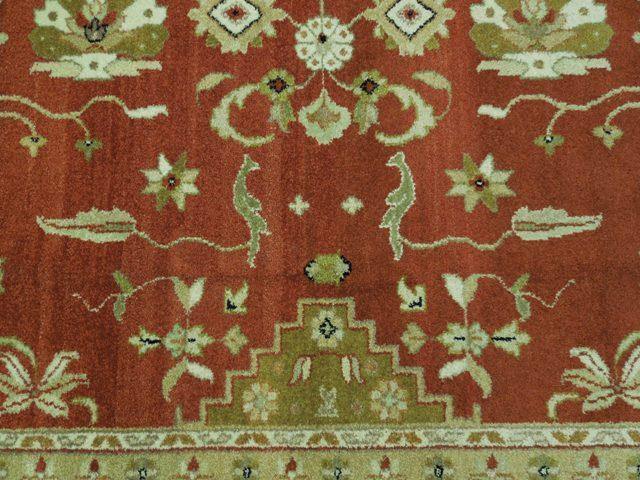 Fascinating 10x10 Authentic Handmade Oushak Rug-India - bestrugplace