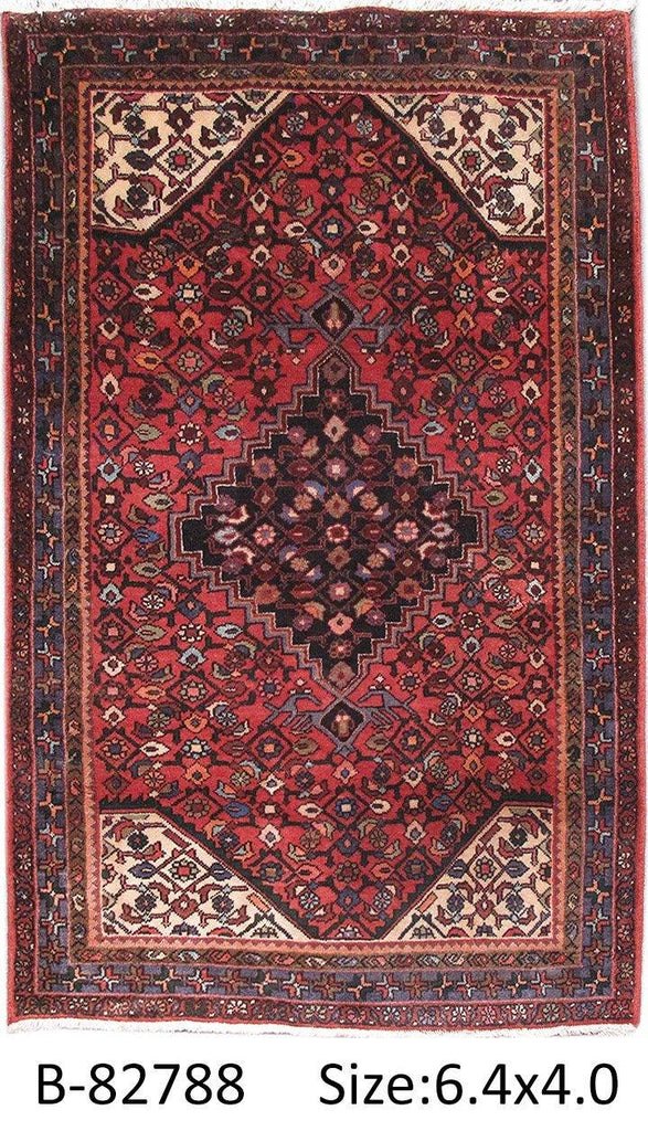 Luxurious 4x6 Authentic Hand-knotted Persian Zanjan Rug - Iran - bestrugplace