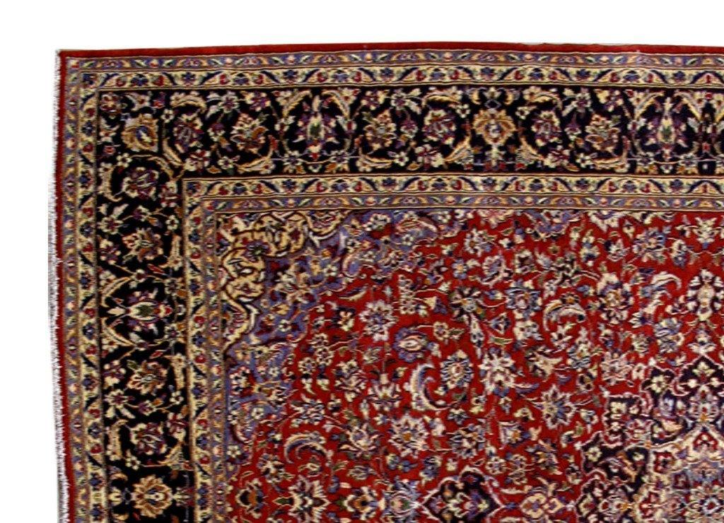 10x14 Authentic Hand Knotted Persian Isfahan JAJAFABAD Rug - Iran 80992 - bestrugplace