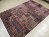 Load image into Gallery viewer, 7&#39; x 9&#39; Multi-Brown Antique Persian Patchwork Rug 22196