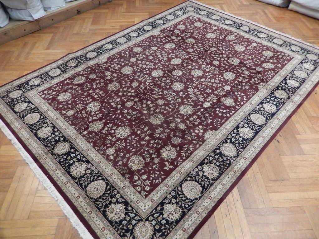9x12 Wool & Silk Sino Tabriz Rug - China - bestrugplace