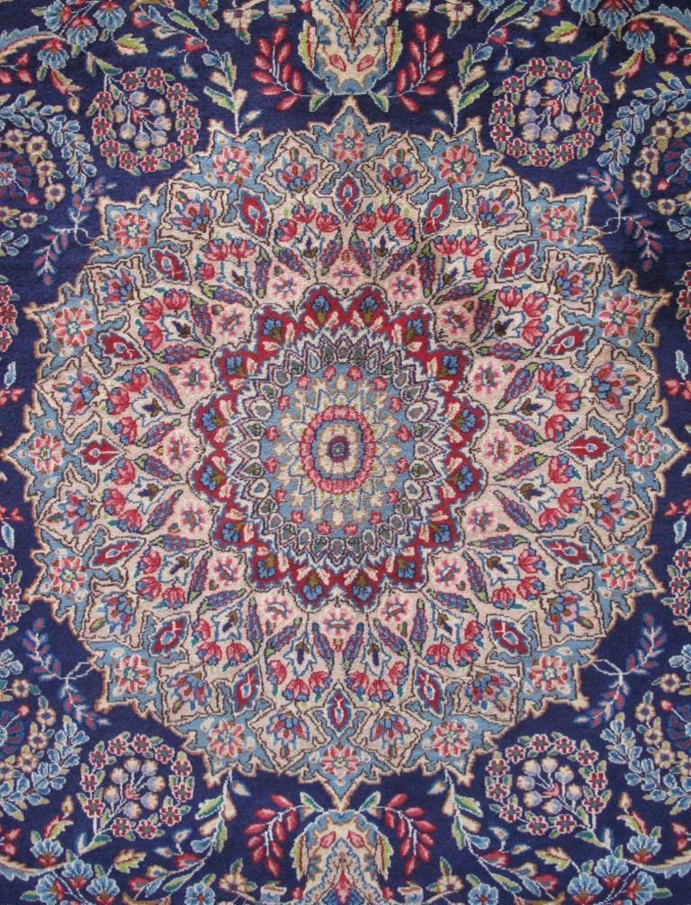 10x13 Authentic Hand-knotted Persian Signed Kerman Rug - Iran - bestrugplace