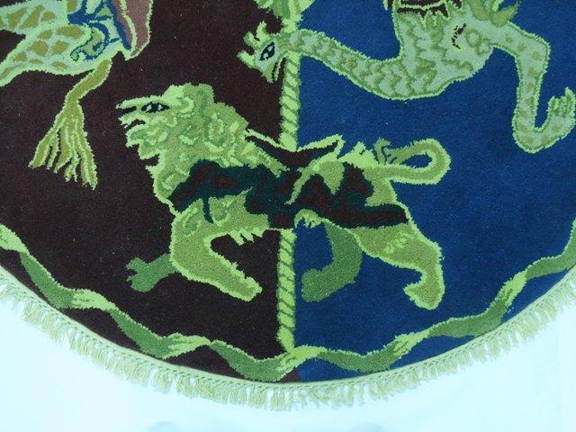 Luxurious 5x5 Authentic Handmade Circus Design Rug [BNY] - bestrugplace