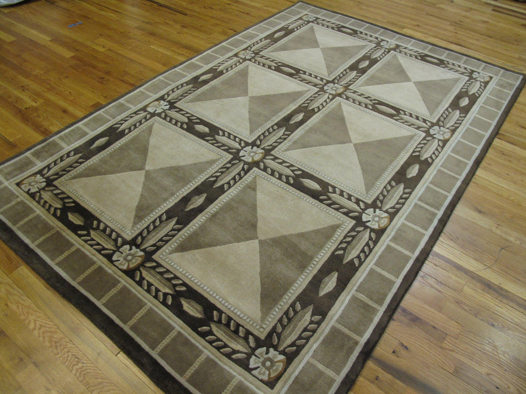 5x8 Modern Nepalese Rug - India - bestrugplace