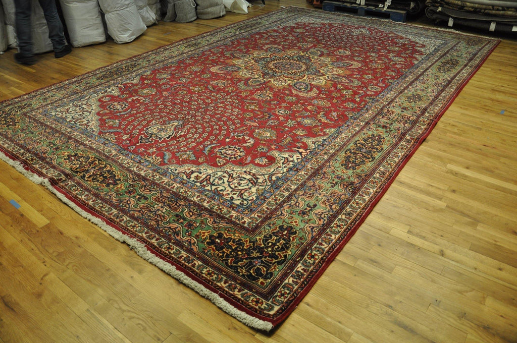 10x16 Authentic Hand-Knotted Fine Persian Tabriz Rug - Iran - bestrugplace