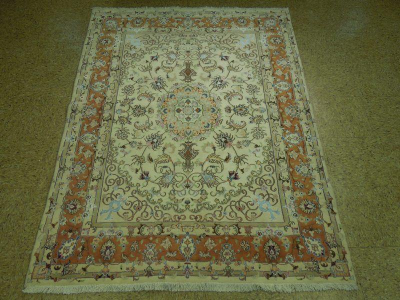 Luxurious 5x7 Authentic Handmade High End Wool&Silk Persian Rug - Iran - bestrugplace