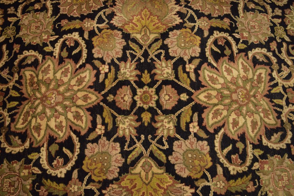 8.2 x 10.2 Black, Burgundy Quality handmade jaipour Rug 52932