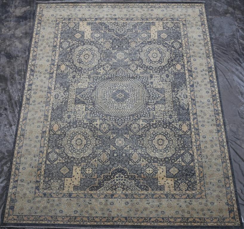 Radiant 9x12 Authentic Hand-Knotted 9/9 Chobi Peshawar Rug - Pakistan - bestrugplace